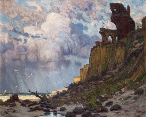 Hans Hartig, Church Ruins in Hoff