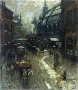 Hans Hartig, Thaw at Alexanderplatz station