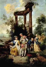 Johann Conrad Seekatz, The Goethe Family in Schäfertracht