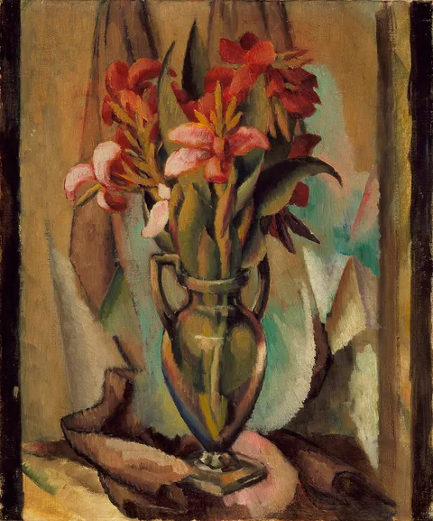 Edward Middleton Manigault, Flowers in a Handled Vase