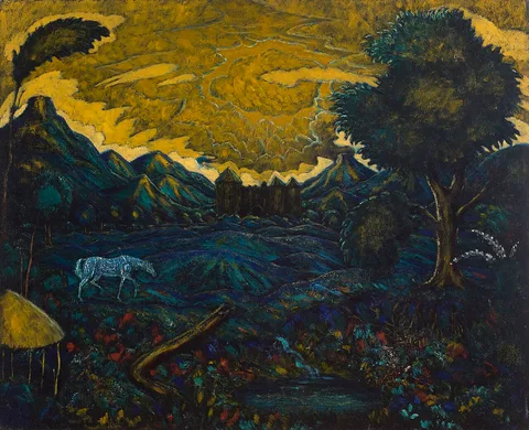Edward Middleton Manigault, Landscape with a Horse