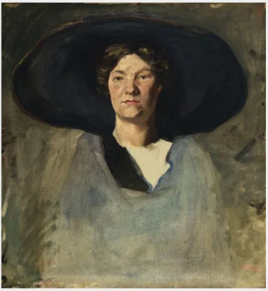 Patrick Tuohy, Woman in a Large Hat