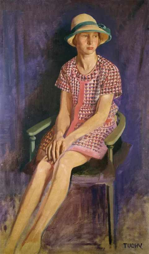 Patrick Tuohy, Portrait of Biddy Campbell, Daughter of the 2nd Lord Glenavy