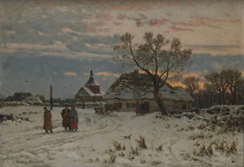 Walery Brochocki, Zima