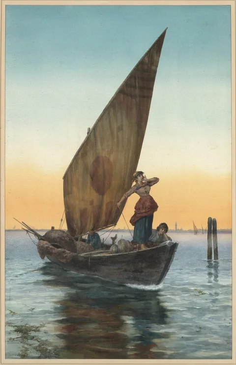 Pietro Gabrini, The Grand Canal, Venice