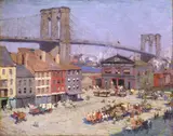 Everett Warner, Along the River Front, New York