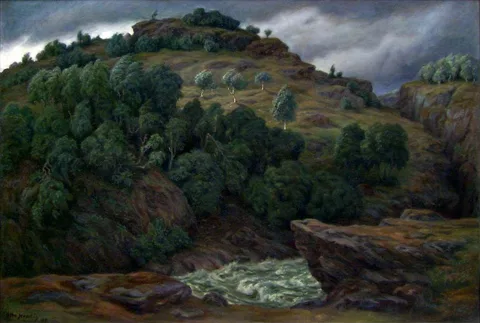 Otto Hennig, Landscape after the Storm