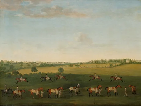 Francis Sartorius, Sir Charles Warre Malet's String of Racehorses at Exercise