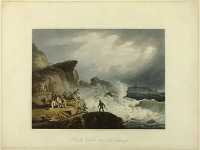Francis Nicholson, Black Rock near Scarborough