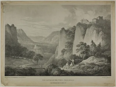 Francis Nicholson, The Castle of the Tyrol, Near Meran