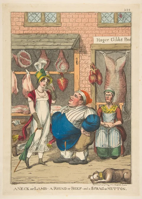 Charles Williams, A Neck of Lamb, a Round of Beef, and a Scrag of Mutton