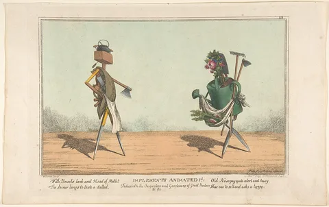 Charles Williams, Implements Animated, Pl. 1, Dedicated to the Carpenters and Gardeners of Great Britain