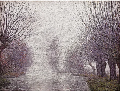 Gustave Cariot, The Purple Willows at the Mill's Bay
