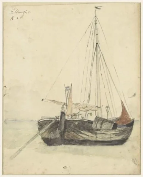 Gerhard Morgenstjerne Munthe, Visserspink te Katwijk