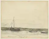 Gerhard Morgenstjerne Munthe, Schepen in de haven te Katwijk aan Zee