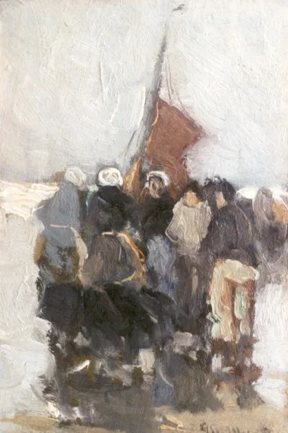 Gerhard Morgenstjerne Munthe, Fisher women on the beach