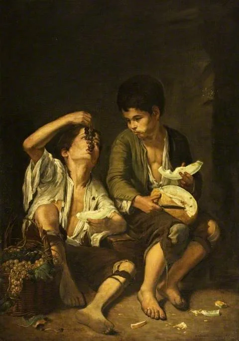 Carl Reiser, Beggar Boys Eating Grapes and Melon