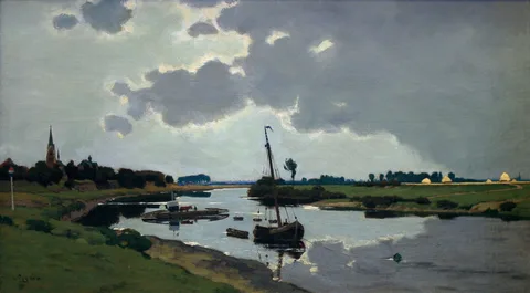 Derk Wiggers, The Maas near Kessel