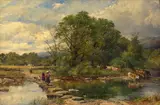 John Syer, Stepping Stones, Bettws-y-Coed