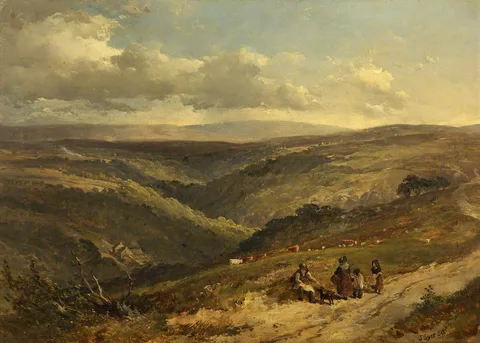 John Syer, Porlock Road and Doone Valley