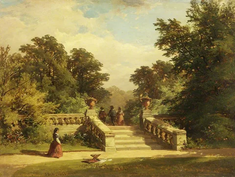 John Syer, Entrance to Haddon Hall