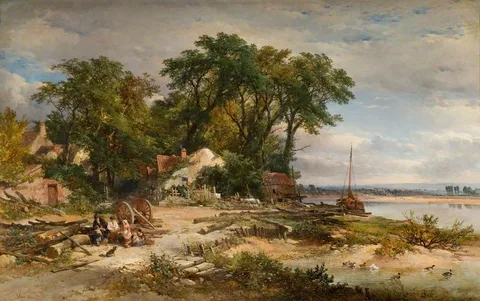 John Syer, Scene on the River Avon