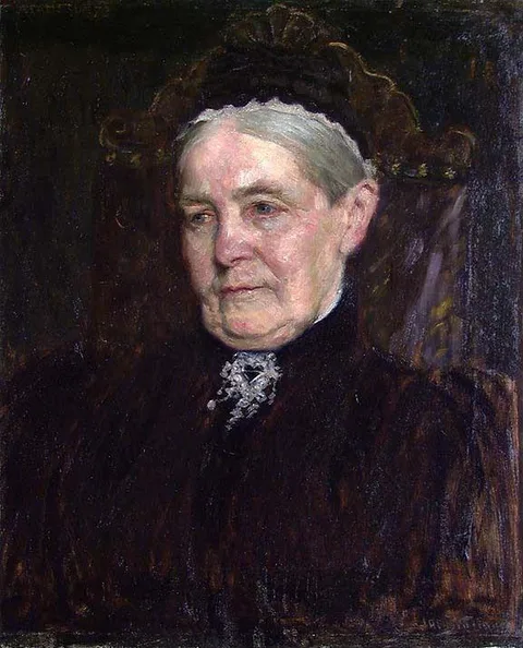 Jacob Bratland, Portrait of Mrs. Henriette Diriks, b. Munch