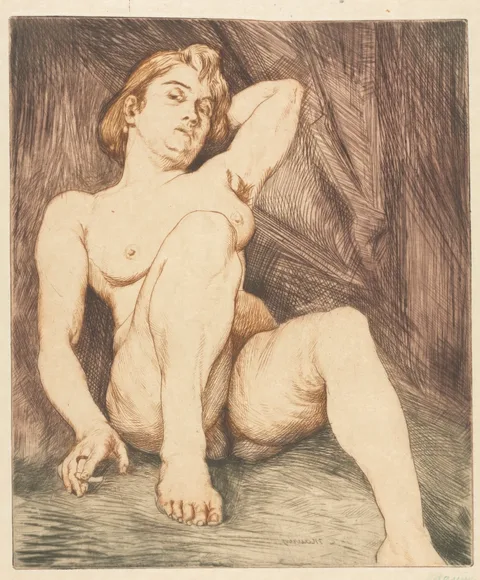 Charles Maurin, The Cigarette