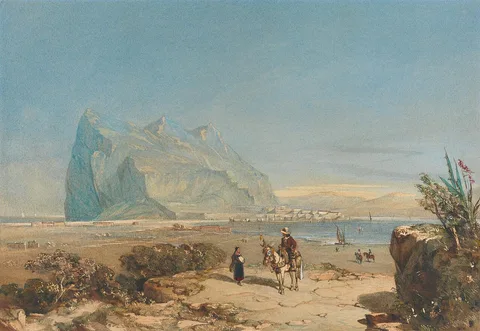 William Wyld, View of Gibraltar