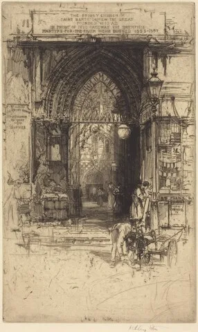 Hedley Fitton, Saint Bartholomew the Great, Smithfield