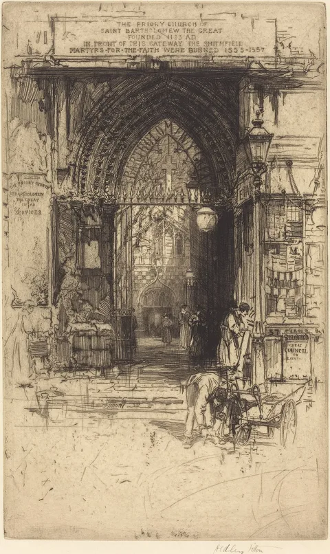 Hedley Fitton, Saint Bartholomew the Great, Smithfield