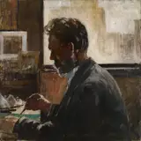 Philip Little, Portrait of Robert Koehler