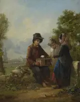John Joseph Barker of Bath, Boy with a Guinea Pig