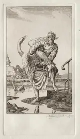 Stephen Gooden, The Fables of Jean de la Fontaine:  The Swan and the Cook