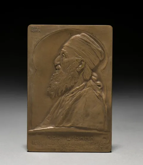 Louis McClellan Potter, Medal: Abdul Baha (obverse)