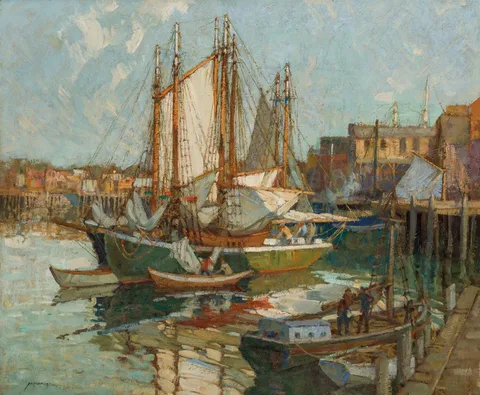 Frederick John Mulhaupt, February Morning in New Hampshire
