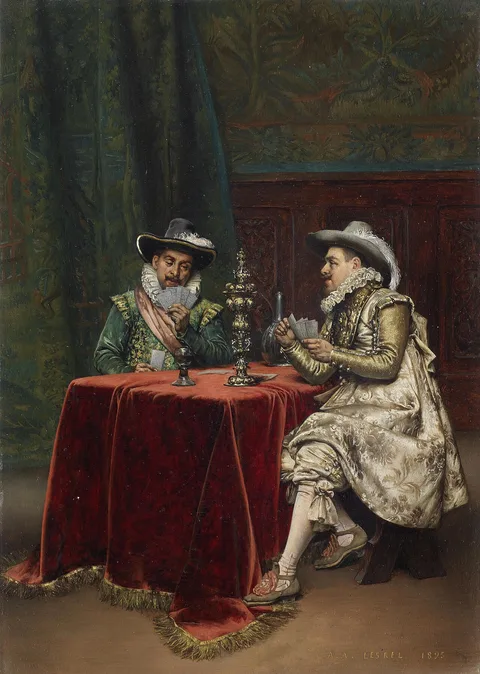 Adolphe Alexandre Lesrel, A winning hand