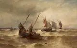Theodore Alexander Weber, Fishing Boats at Sea