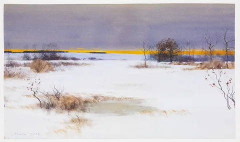 Robert Bruce Crane, Snow Scene