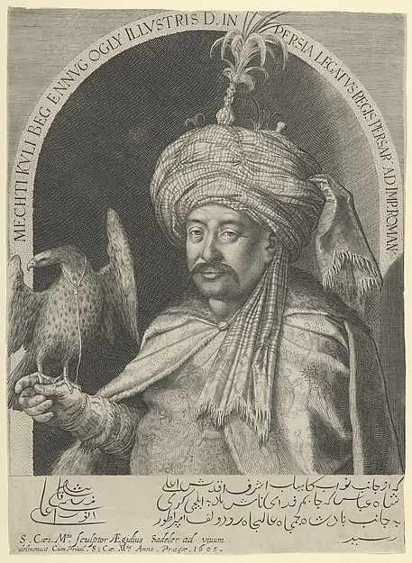 Aegidius Sadeler, Mechti Kuli Beg, Persian Ambassador to Prague