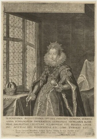Aegidius Sadeler, Anna, Wife of Matthias, Roman Emperor