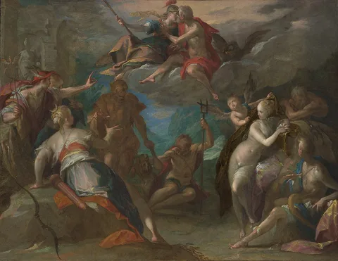 Hans von Aachen, The Amazement of the Gods