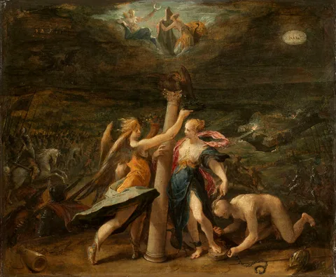 Hans von Aachen, Allegory of the Reconquest of Győr