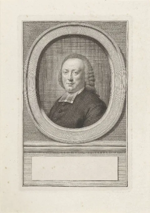 Jacobus Houbraken, Portret van Christianus Carolus Henricus van der Aa