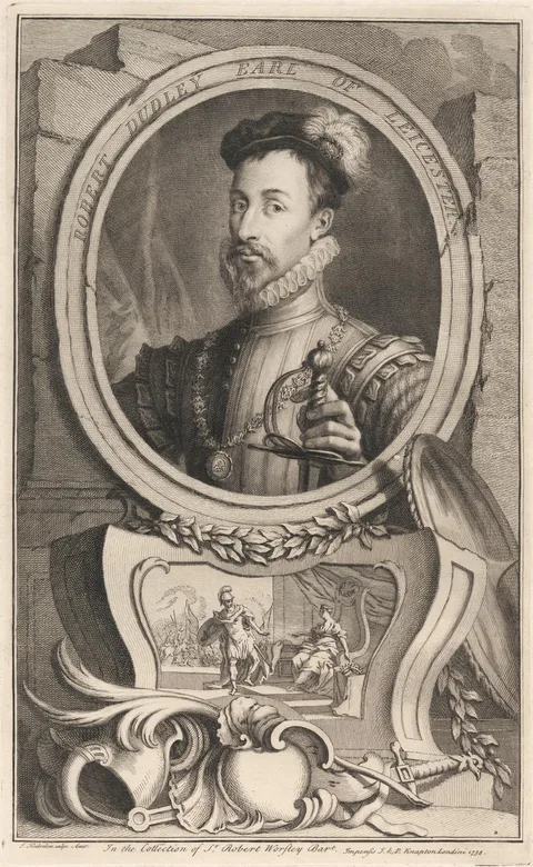 Jacobus Houbraken, Robert Dudley Earl of Leicester