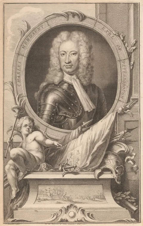Jacobus Houbraken, Charles Mordaunt, Earl of Peterborough