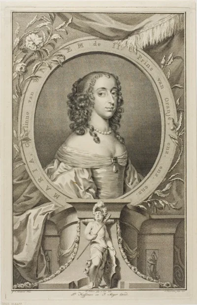Jacobus Houbraken, Maria, Wife of Willem II of Orange
