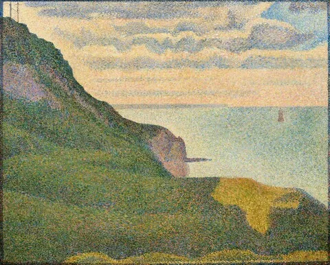 Georges Seurat, Seascape at Port-en-Bessin, Normandy