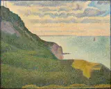 Georges Seurat, Seascape at Port-en-Bessin, Normandy