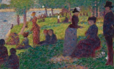 Georges Seurat, Oil Sketch for "A Sunday on La Grande Jatte — 1884"